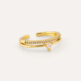 Bague ajustable AMBRA