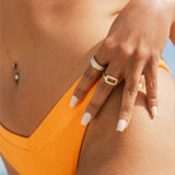 Bague ajustable OPALE
