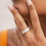 Bague ajustable OPALE